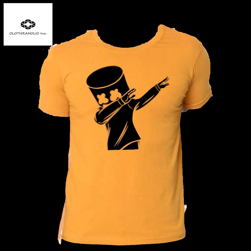 Thumbnail: marshmallow dab's [multicolor] round neck t shirt