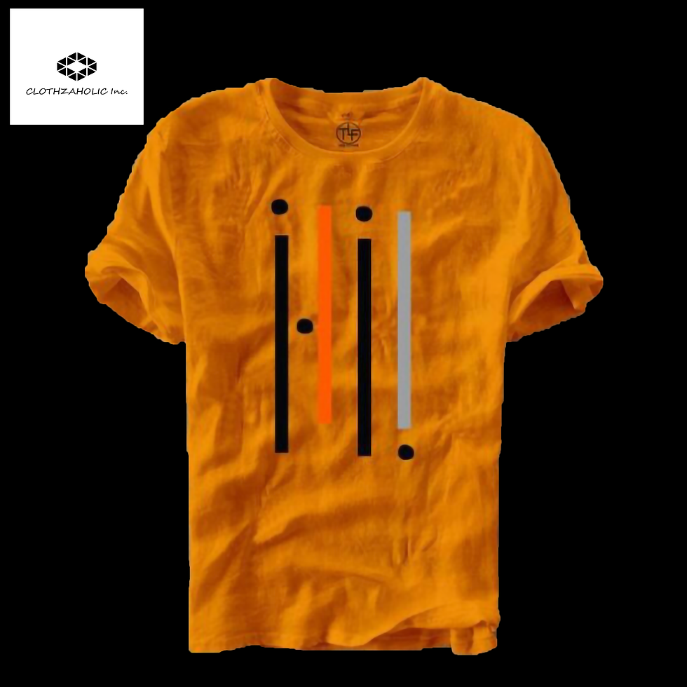 Thumbnail: Modern design round neck [muticolour] printed t-shirts