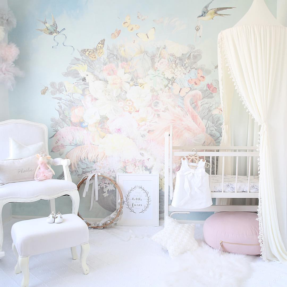 Grace Ottoman + Alyssa-Marie rocking cha