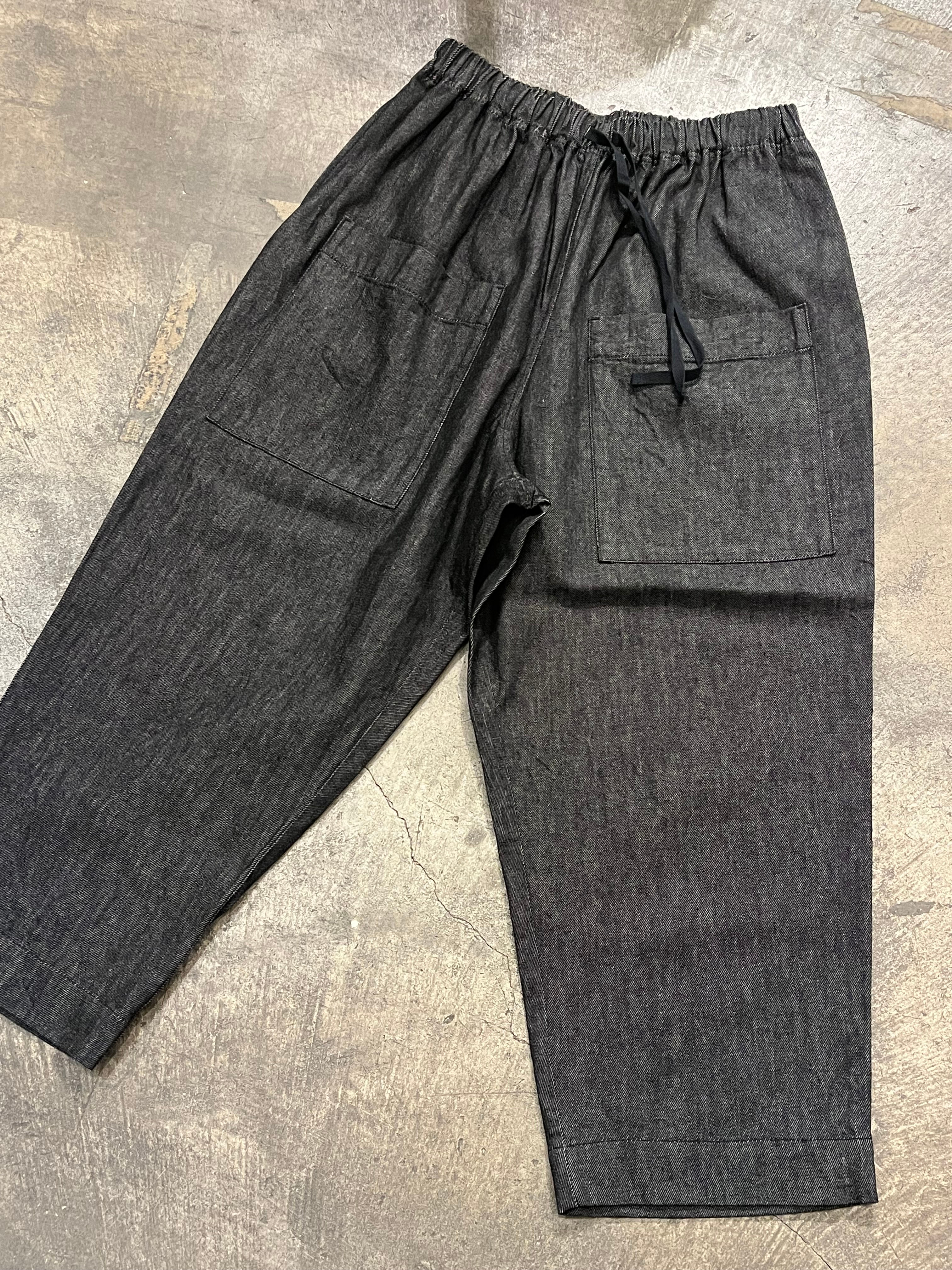 デニール　　2455001          インディゴ染めパンツ