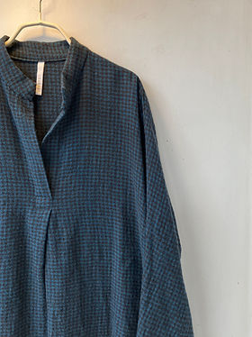 高城染工 ノースリーブカシュクールワンピース ワンピース