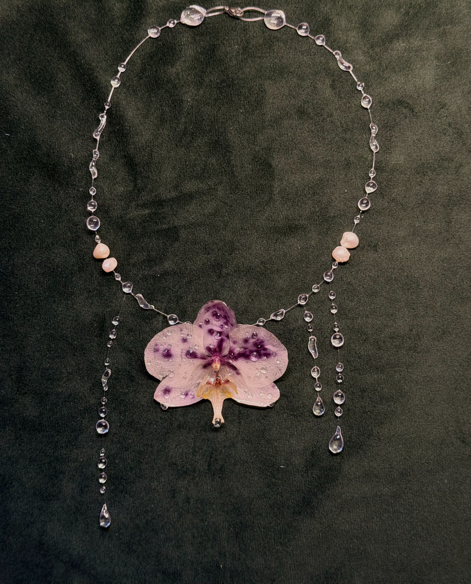 Spotty orchid flower