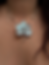 Thumbnail: Silver purple orchid necklace