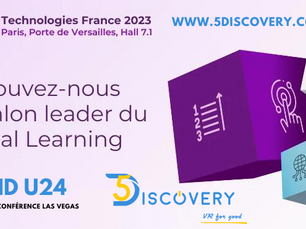 5Discovery au Learning Technologies France les 1er et 02 février 2023 🚀
