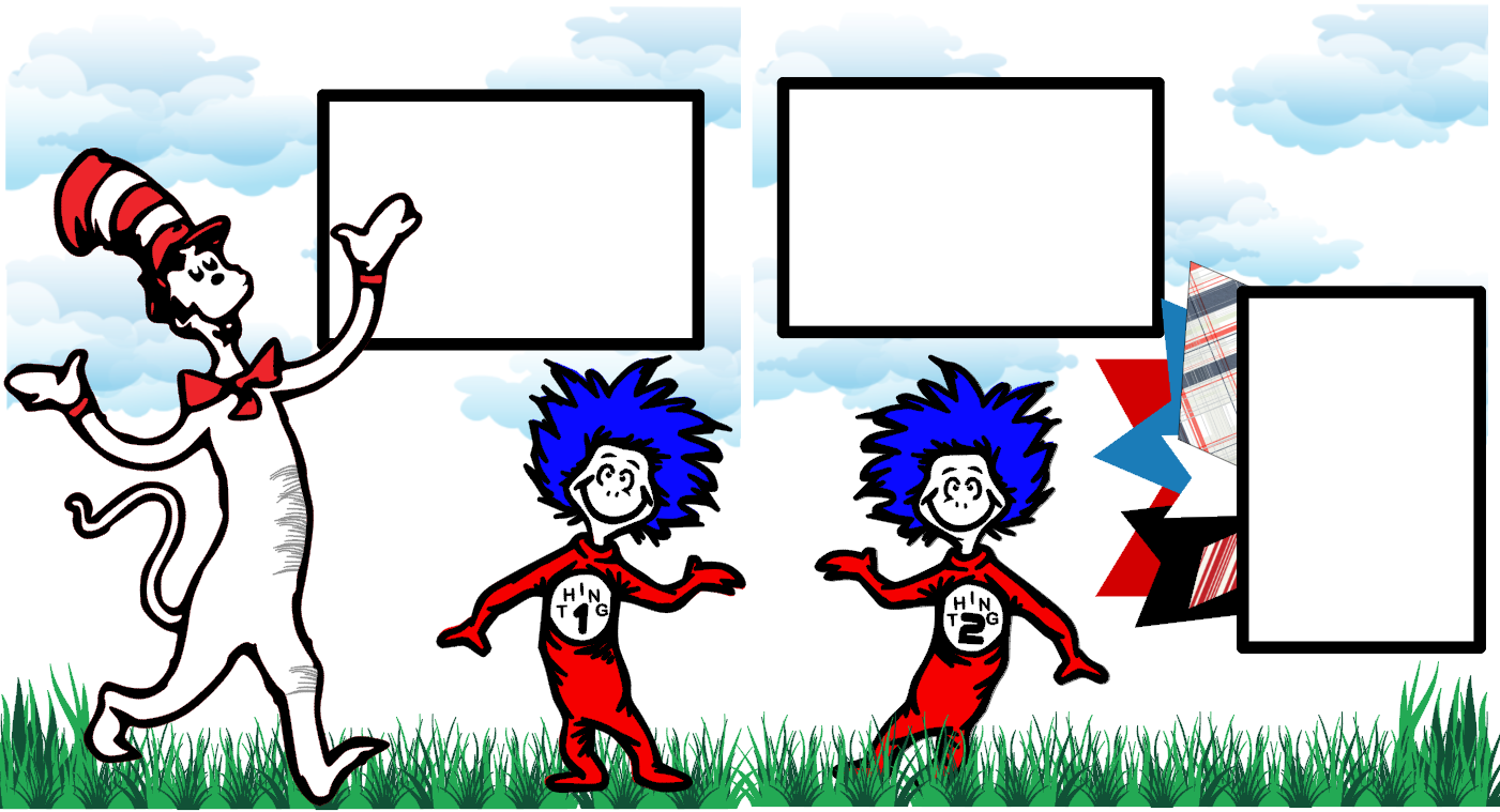 DR SUESSE THING 1 & 2