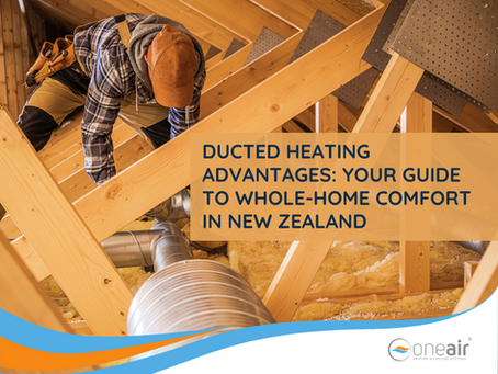 ducted heating installation in new zealand home