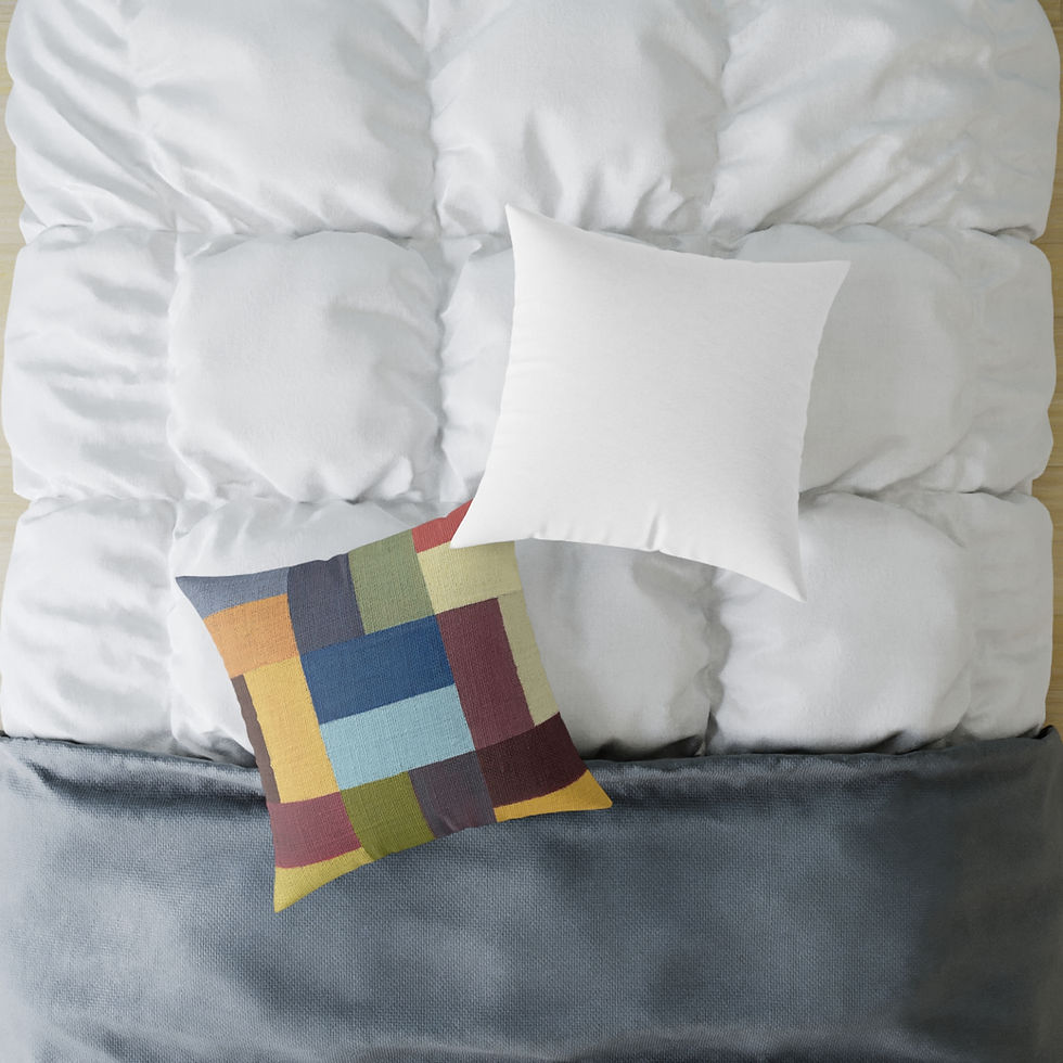 Thumbnail: Whispers of Solitude - Square Pillow – Cozy Home Decor