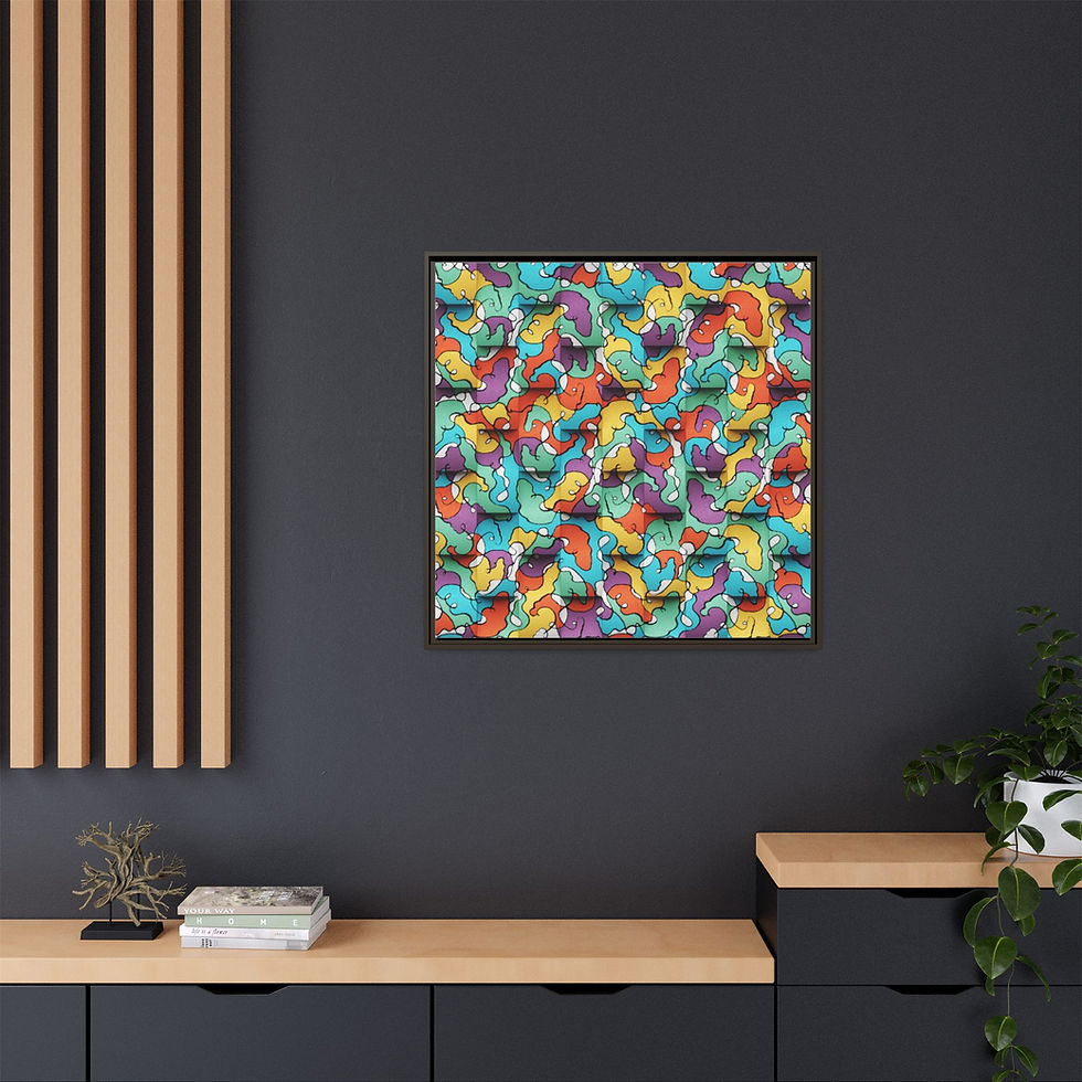 Thumbnail: Venetian Vinery_Framed Canvas Print