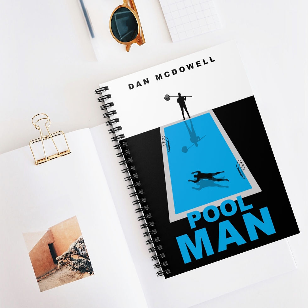 Thumbnail: Pool Man Spiral Notebook - Ruled Line