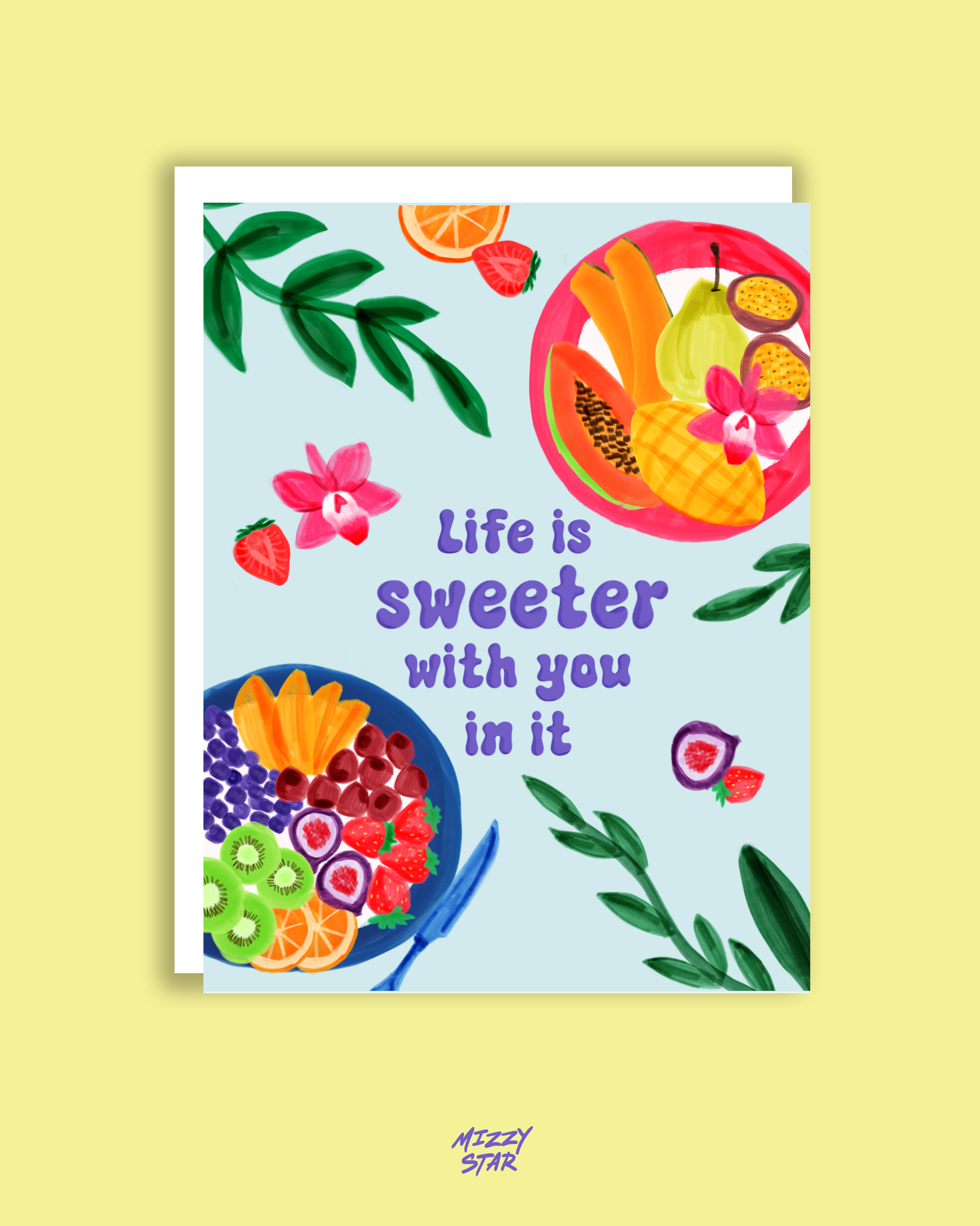 Life is Sweeter Greeting Card