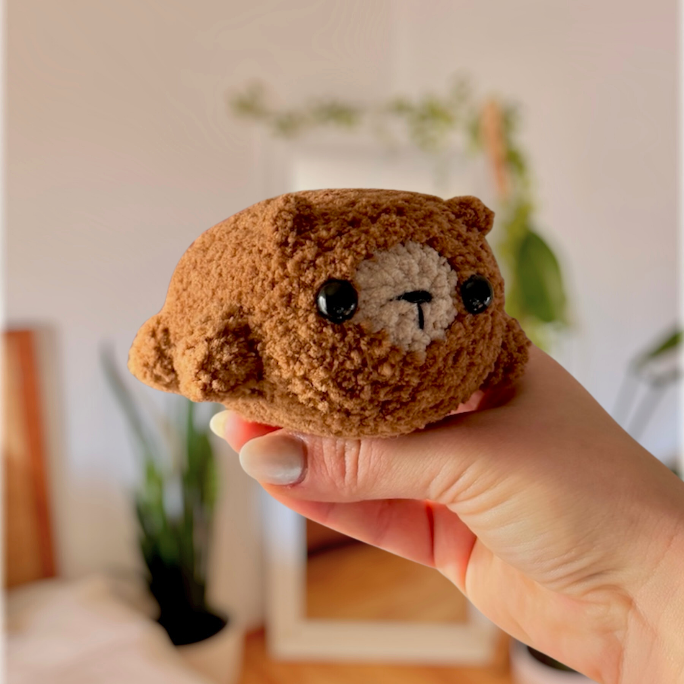 Fluffy Loaf Brown Bear PDF ONLY