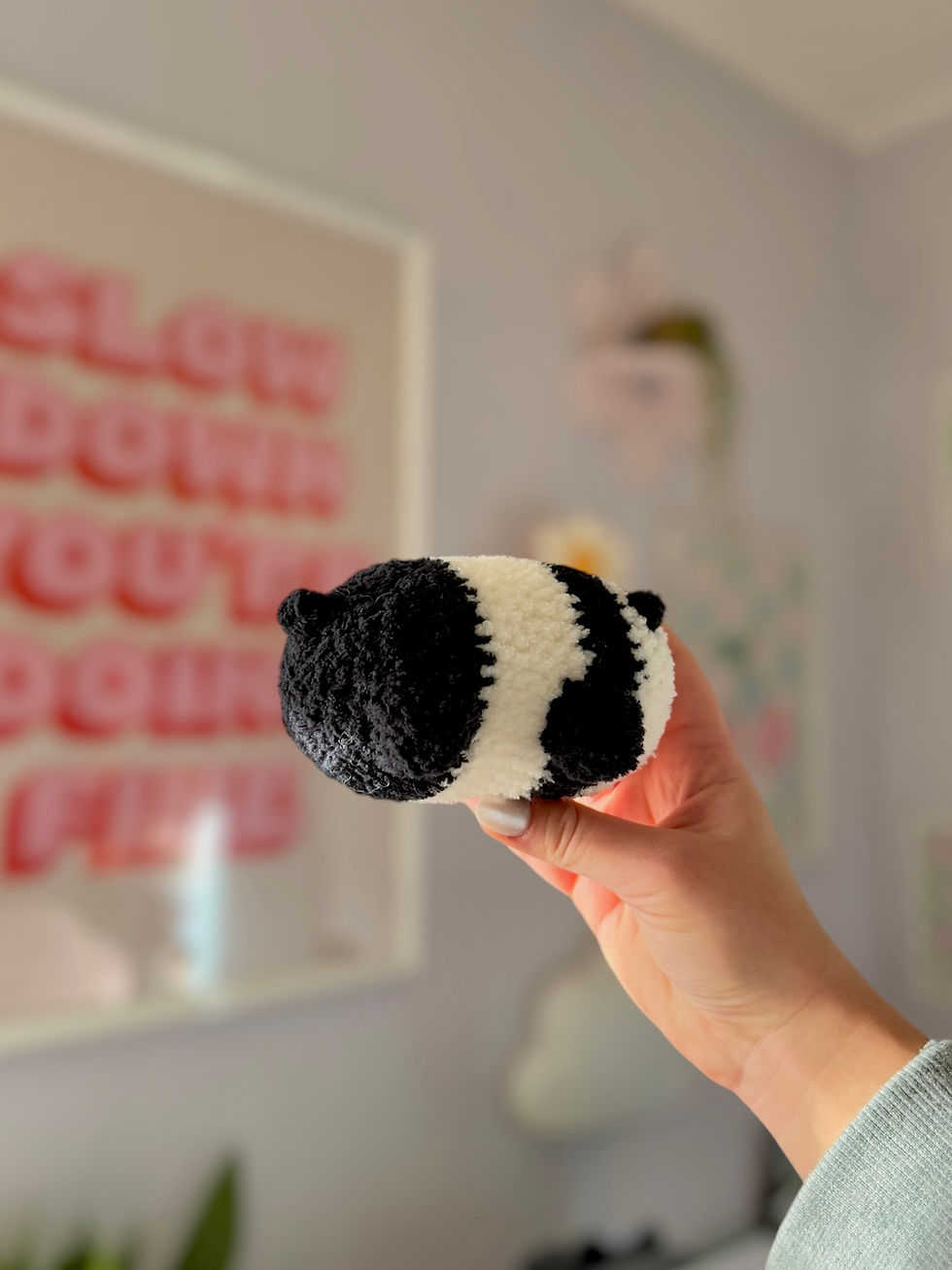 Thumbnail: Fluffy Loaf Panda Bear - PDF ONLY