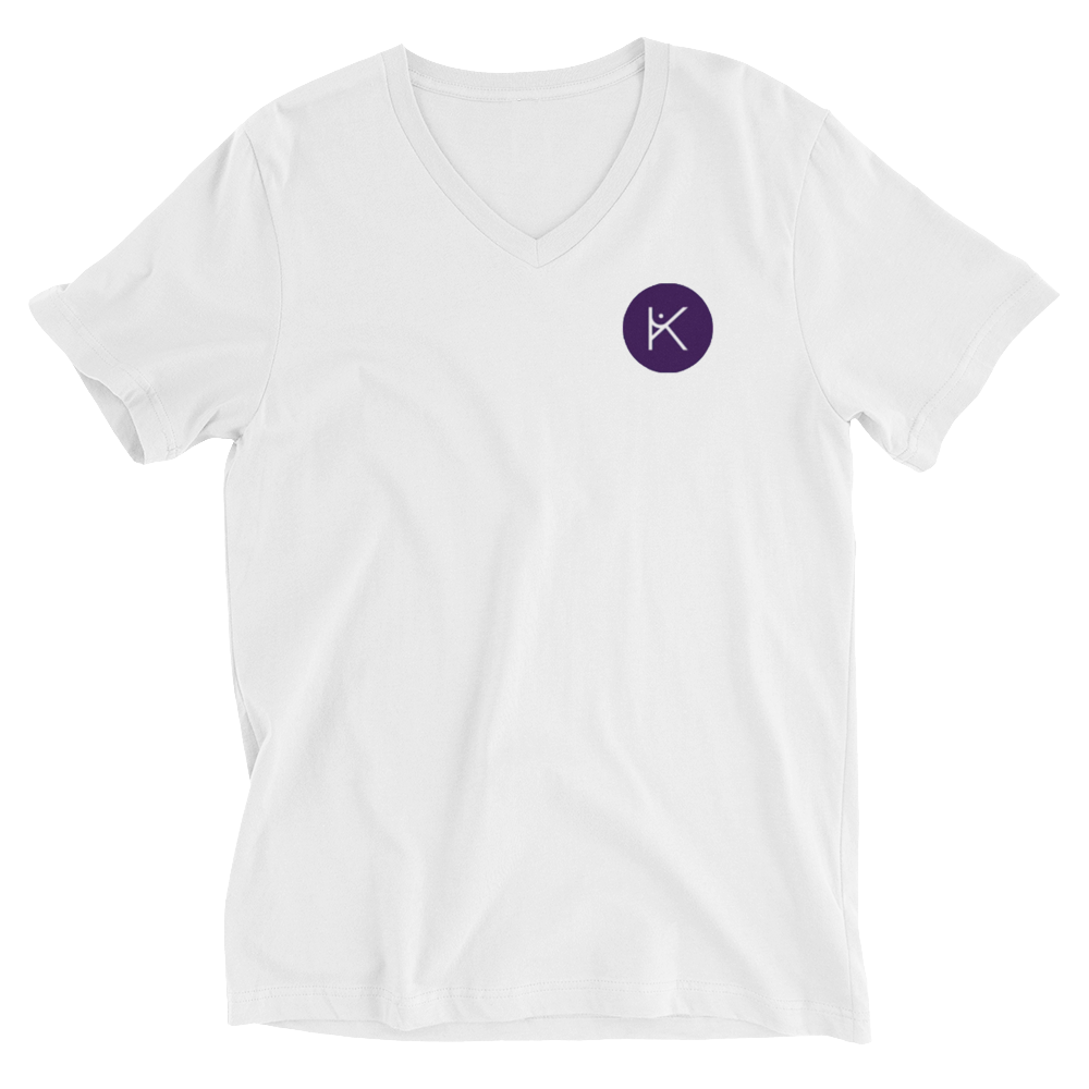 Unisex Short Sleeve V-Neck T-Shirt