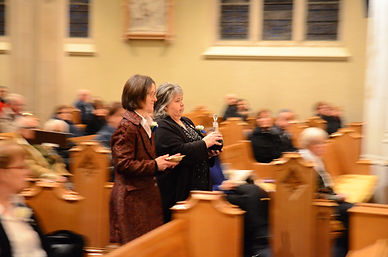 Ann & Gail at offertory