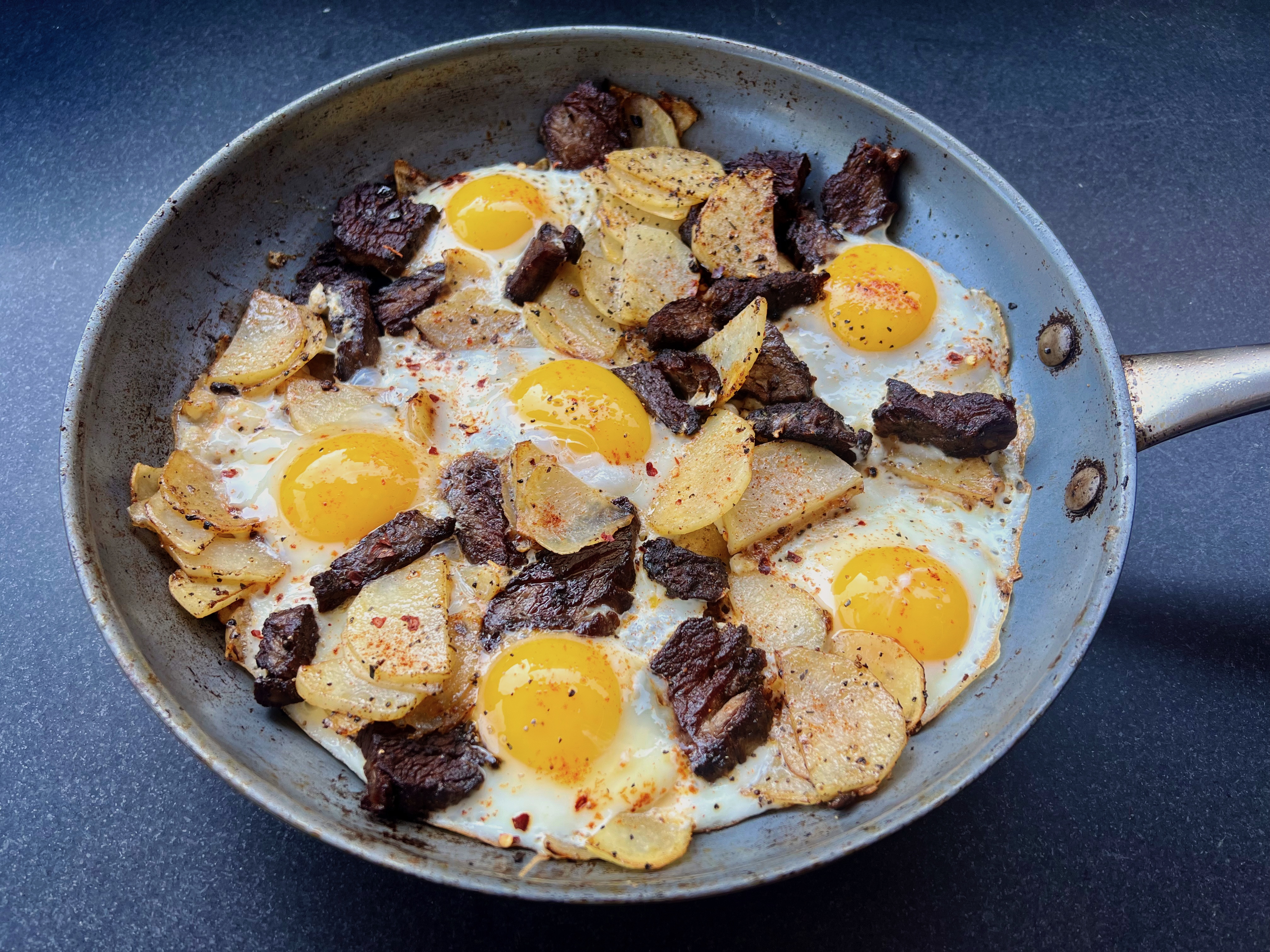 Dad's Steak and Eggs