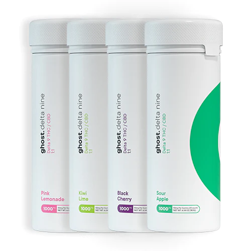 Ghost 1:1 THC:CBD Gummies - 1000mg - 20pk