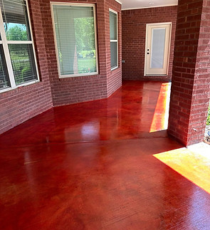 concrete stain job Rogers AR