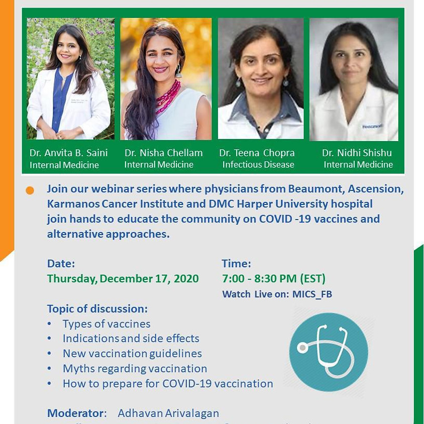 Ray of Hope - COVID-19 Vaccine Webinar (Series 1)