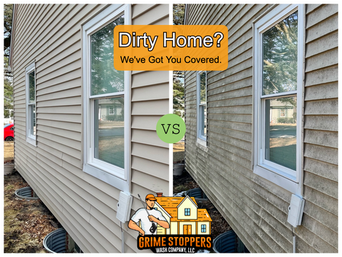 House Wash Before and After
