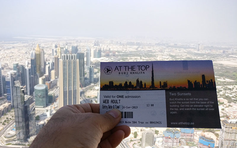 Burj Khalifa at the Top Sunset Ticket