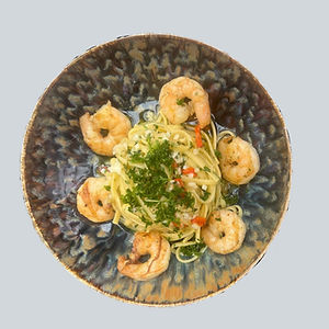 Pasta Aglio Chili Scampi