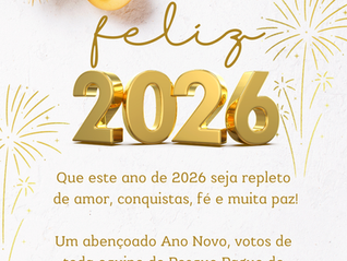 Mensagem de Ano Novo da equipe do Pesque Pague no Mário