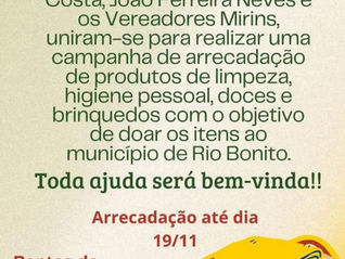 Palmital: Grêmio Estudantil realiza campanha de doação para município de Rio Bonito do Iguaçu