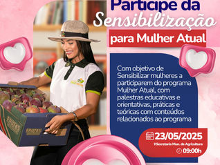 Prefeitura de Palmital convida mulheres para participarem do Programa Mulher atual