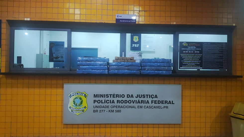 PRF prende casal com 103 kg de Maconha em Cascavel