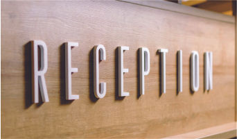 Sa Gift Market Hotel signs