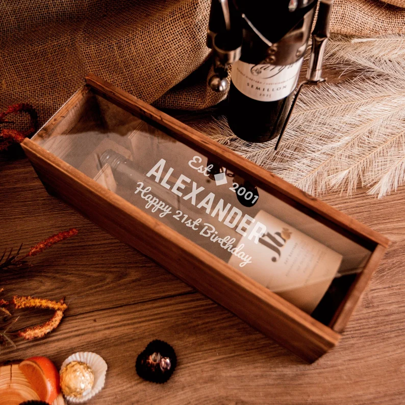 Corporate gift wine