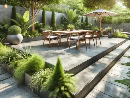 POURQUOI OPTER POUR UNE TERRASSE EN BÉTON POUR VOTRE JARDIN ?