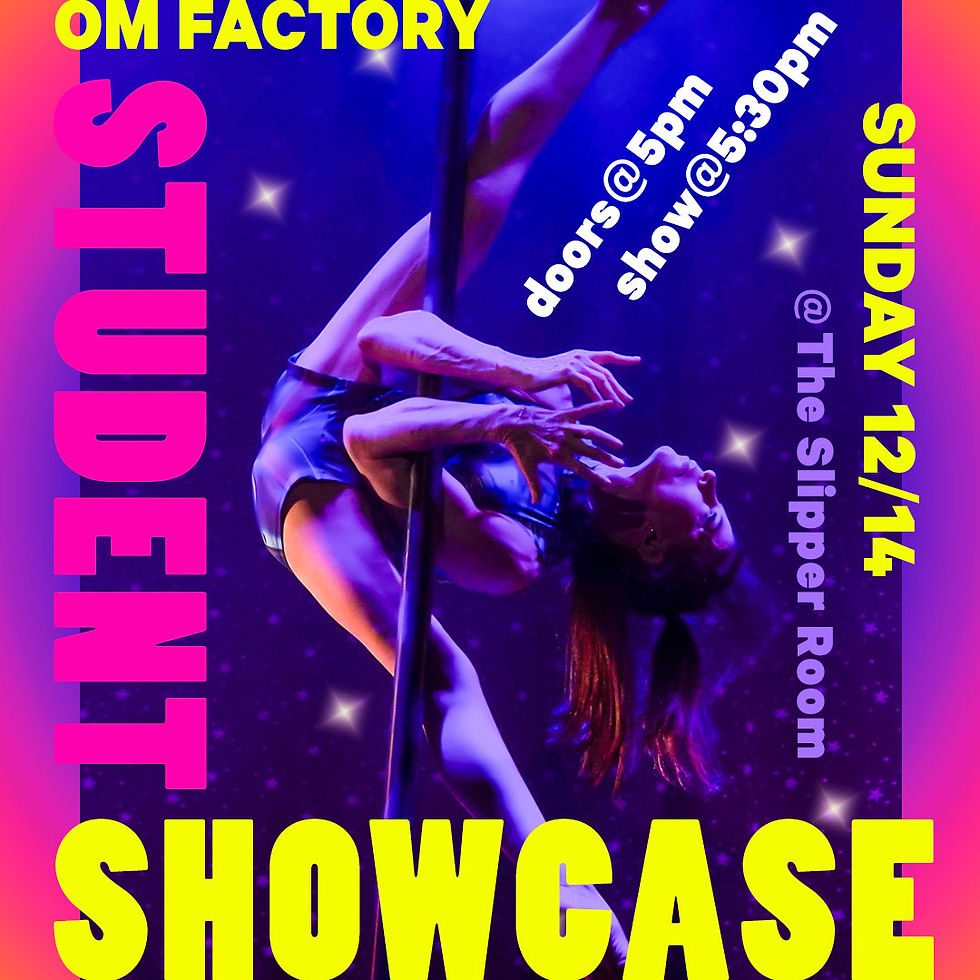 Guest Event: OM Factory Showcase.  December 14