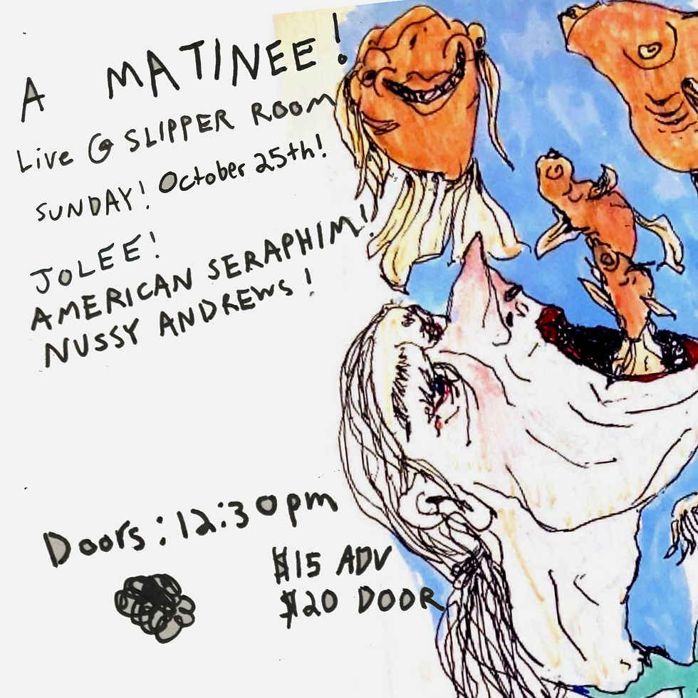 Guest Event: A Matinee.  October 25