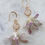 Thumbnail: REAL Orchid Earrings 14K GF (Color Enhanced)