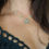 Thumbnail: Green Aventurine Island Hibiscus Charm Necklace