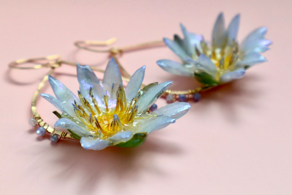 Thumbnail: Waterlily Earrings