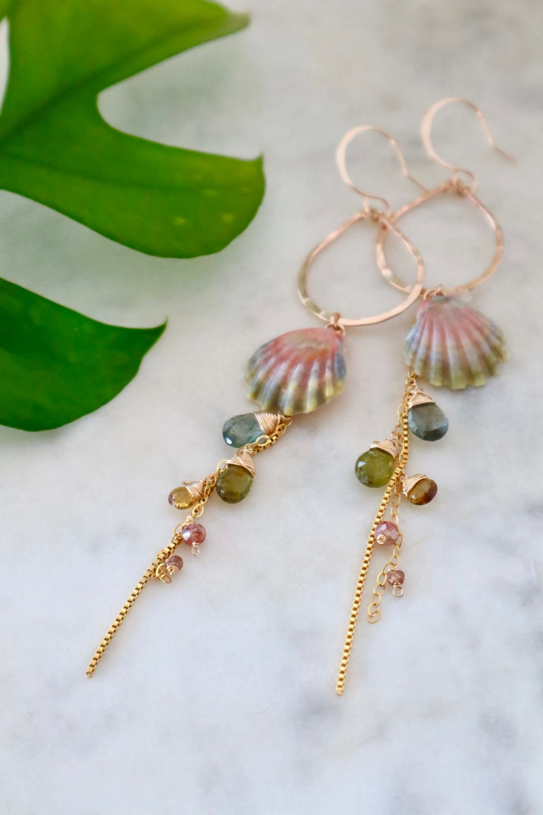 Rainbow Moonrise Gemstone Teardrop