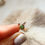 Thumbnail: Green Copper Turquoise Bezel Ring