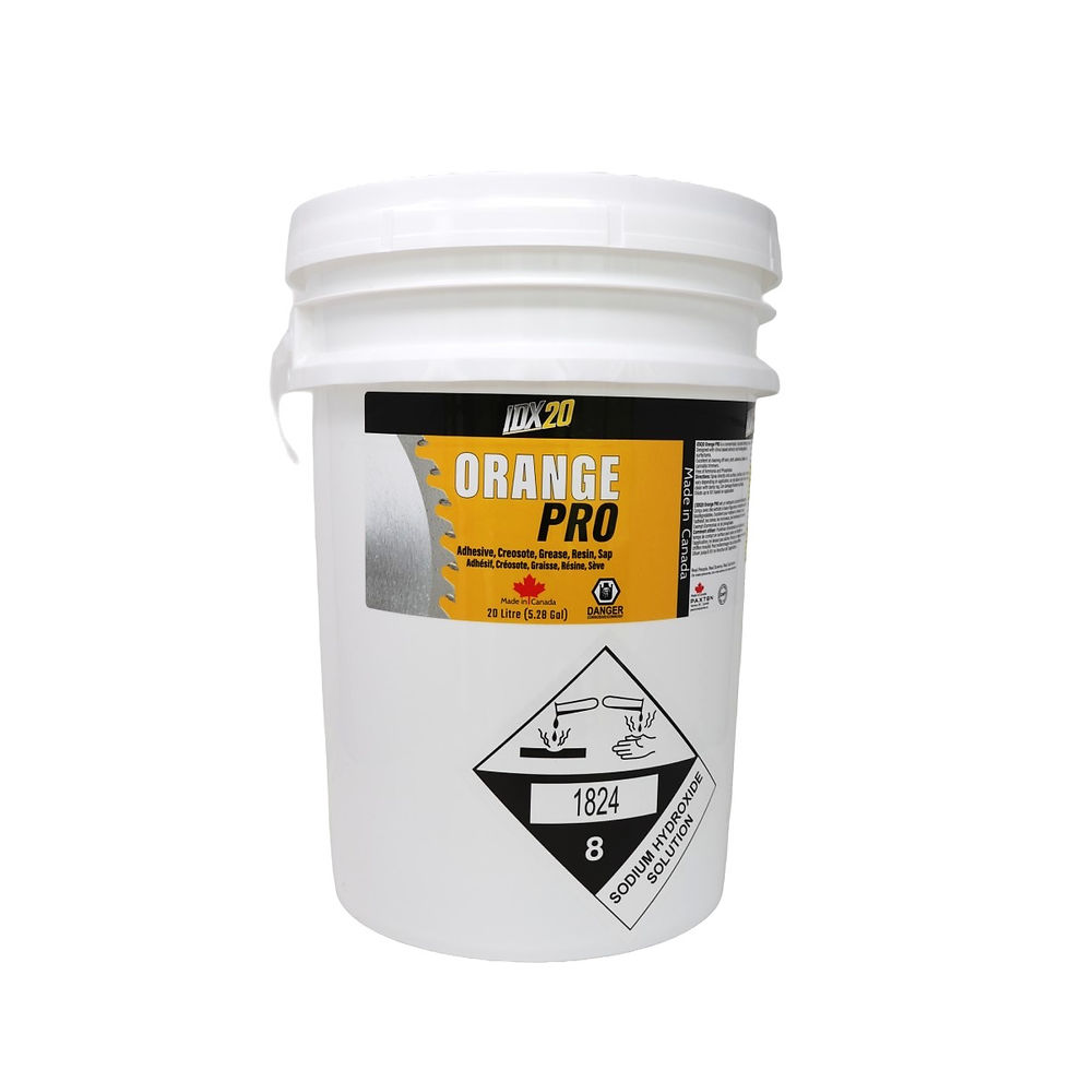 Thumbnail: IDX20 Orange Pro 20 Litre Pail Made In Canada
