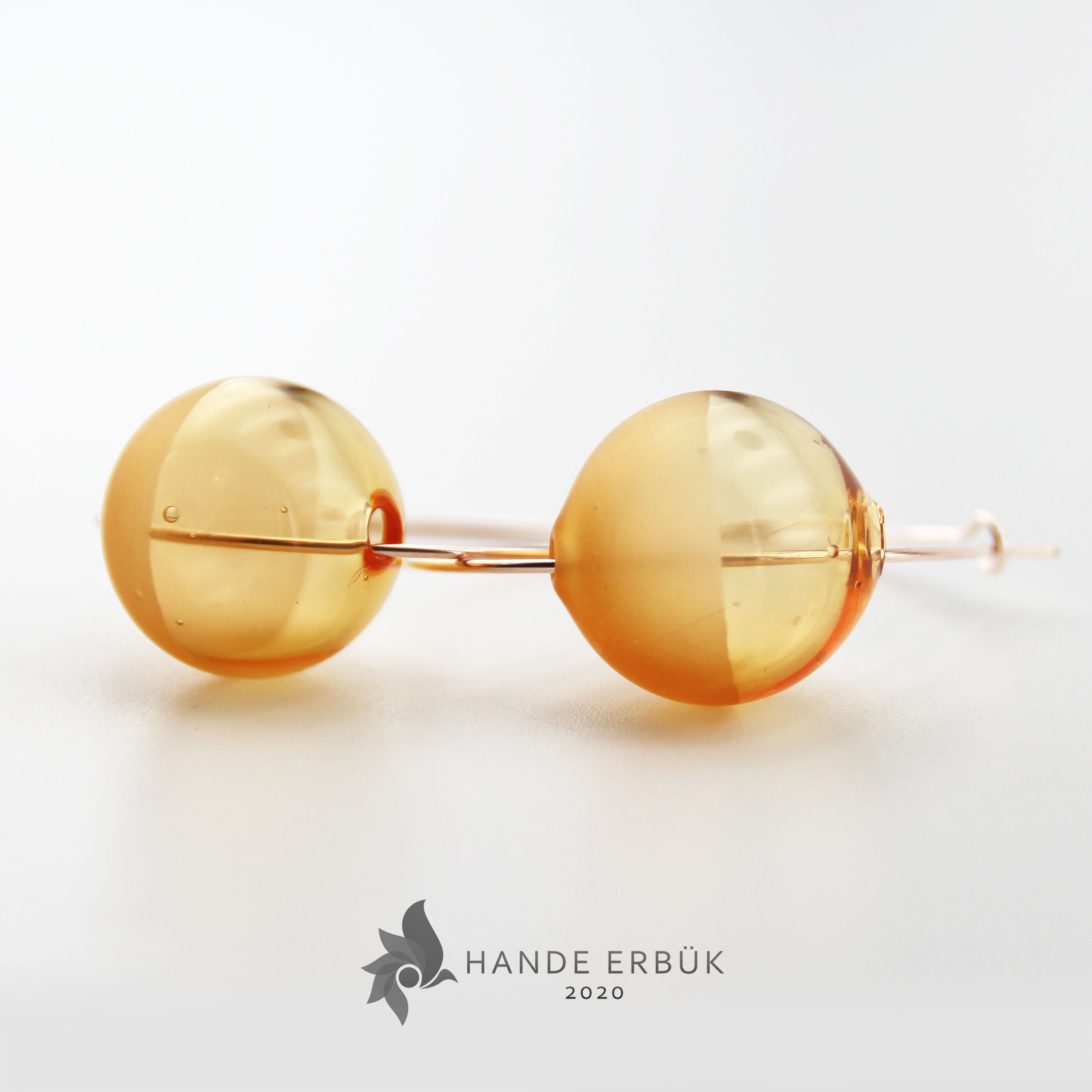 Duo Cam Üfleme Balon Küpe