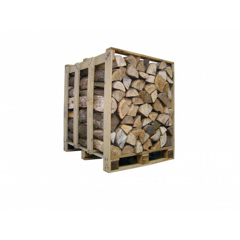 Palette de 1 séchoir à bois de chauffage (Hêtre, Chêne Mix) 33 cm – prêt