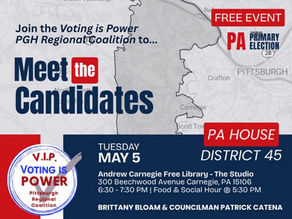 VIP Candidate Forum for the 45th PA Legislative District - May 5, 2026