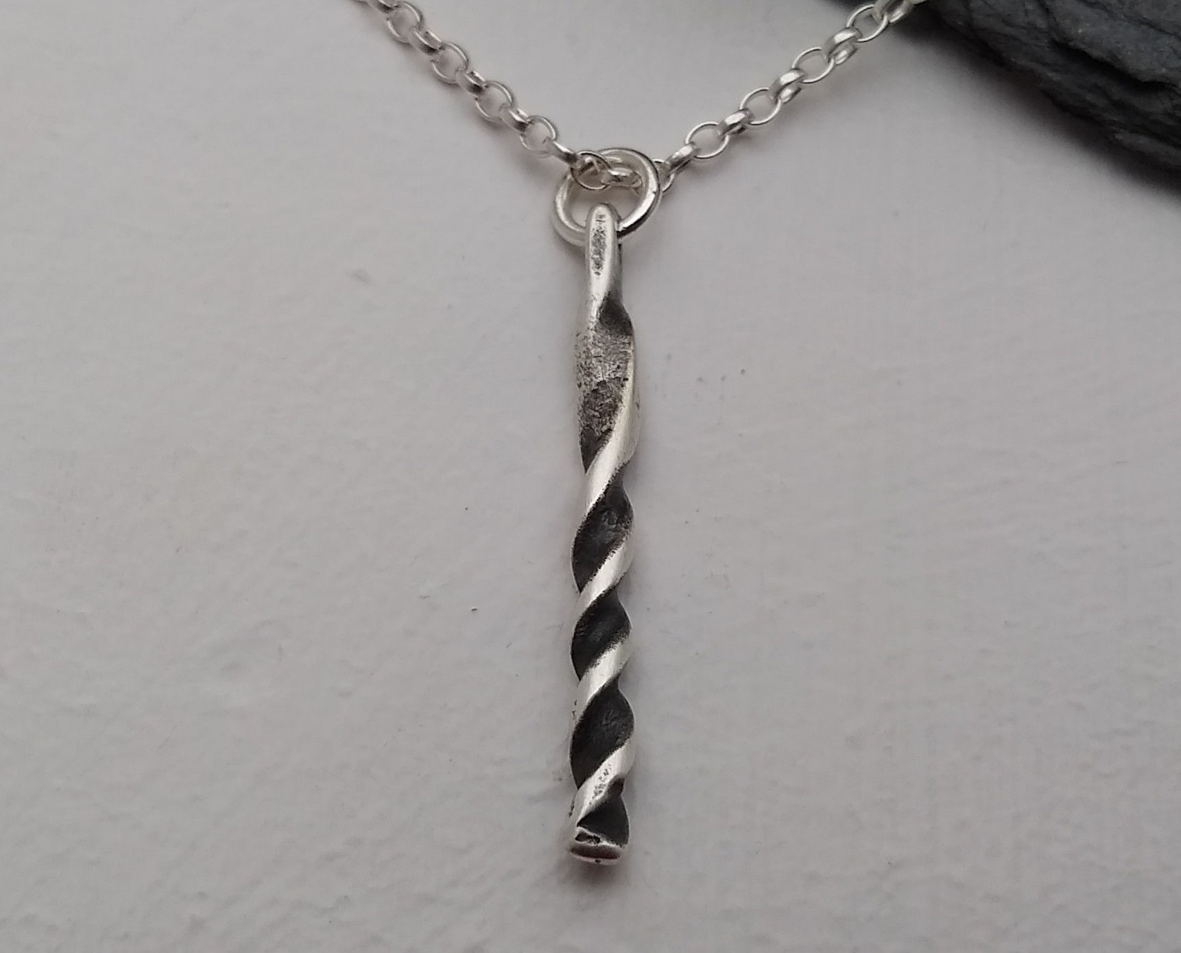 'Drill-bit' pendant