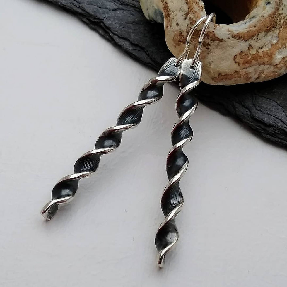 'Gothic Twist' earrings