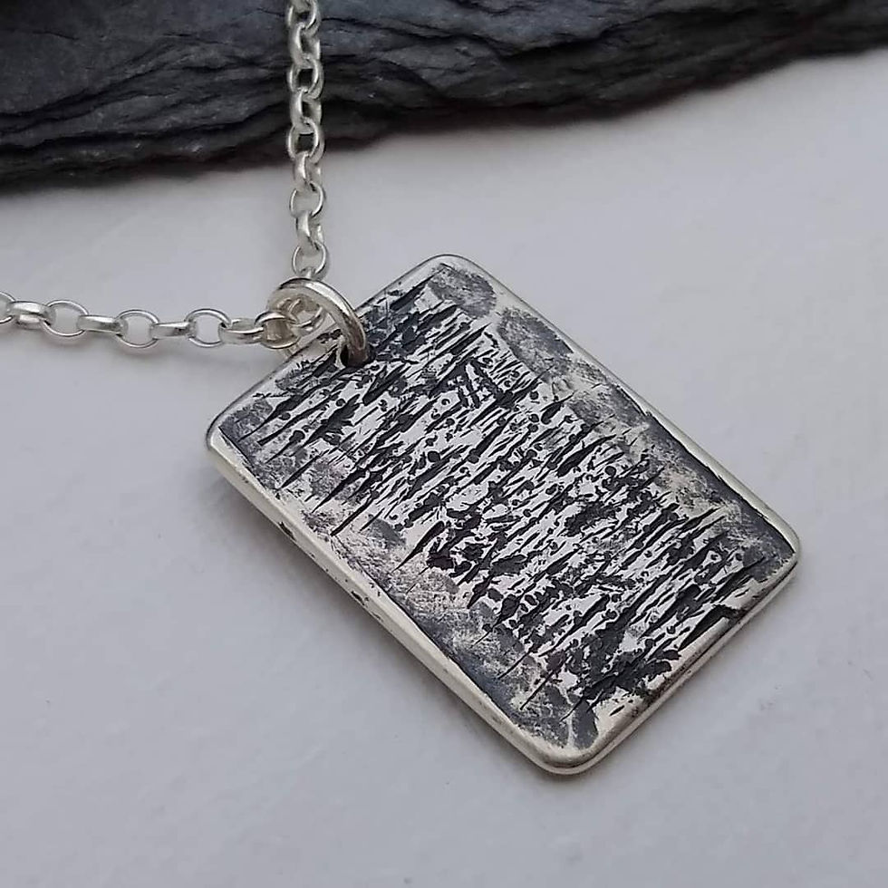 Thumbnail: 'Moorland' double-sided pendant