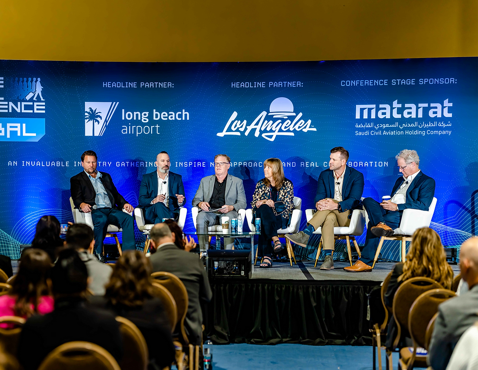 Synect's panelists on stage at FTE Global 2024.