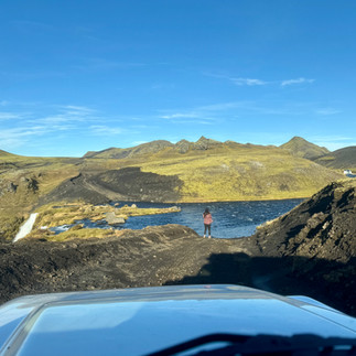Even de beste aanpak uitpluizen voor we begonnen aan deze rivercrossing op de F-232 in IJsland