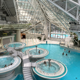 Caldea spa in Andorra.