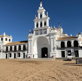 Prachtige gebouwen in El Rocio